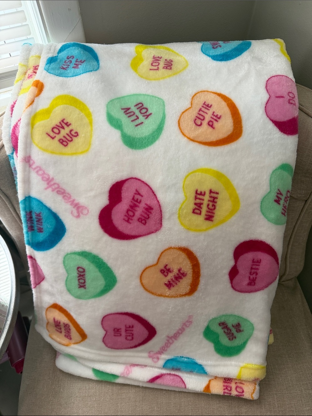 Sweethearts Fleece Blanket